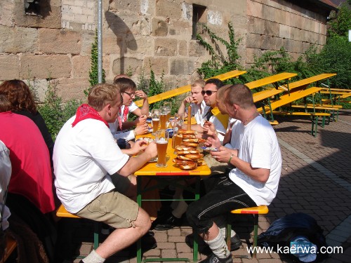 Krwa 2006: Frhstck beim Roten Ochsen