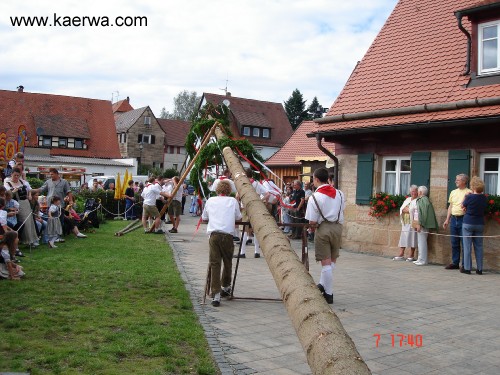 Krwa 2007 Krwabaum aufstellen