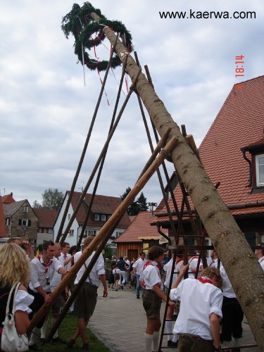 Krwa 2007 Krwabaum aufstellen